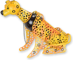 EEN BLIKKEN FLESSENHOUDER "TIJGER"