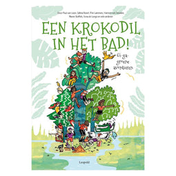 Een krokodil in het bad!