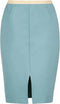 Een stretchrok van stevige viscose.