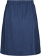 Een wijde rok van jeansblauw Tencel.