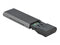 Delock - Externe USB Type-C M.2 Behuizing - SATA en PCIe NVMe - Grijs