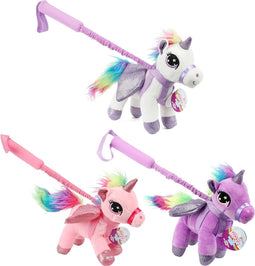 Eenhoorn Knuffel met Loopstok Assorti