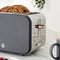 Swan ST14610GRYN broodrooster 2 snede(n) 900 W Grijs