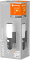 LEDVANCE Slim tuinarmatuur LED: voor muur, SMART+ WALL CAMERA CONTROL / 16 W, 22-…24- V, Warm White, 3- K, body materiaal: plastic, IP44