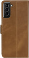 Dbramante1928 Galaxy S21 - Flip cover - Magneetsluiting en pasjesvakjes - Cognac