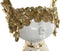 Decoratieve figuren Home ESPRIT Wit Gouden 18 x 14 x 25 cm