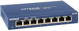 Netgear Prosafe GS108 - Unmanaged Switch - 8x Ethernet 1Gbps - Layer 2 - 16Gbps