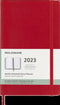 Moleskine 12 Maanden Agenda - 2023 - Wekelijks - Large - Zachte Kaft - Rood