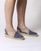 Toni Pons Verdi-V - Dames Espadrilles - Sleehak 2,5 cm - Marine (Maat 36)
