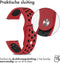 imoshion Siliconen sport bandje - Universeel 18 mm aansluiting - Rood / Zwart