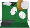 vidaXL - Fotostudioset - met - verlichtingsset, - achtergrond - en - reflector