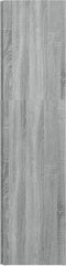 vidaXL - Hoekkast - 33x33x132 - cm - bewerkt - hout - grijs - sonoma - eikenkleurig