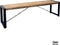 Eetkamerbank Britt mangohout 180 cm - Naturel