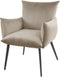 Eetkamerfauteuil lobby Velvet - Champagne | Meubelplaats