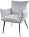 Eetkamerfauteuil lobby Velvet - Zilver | Meubelplaats