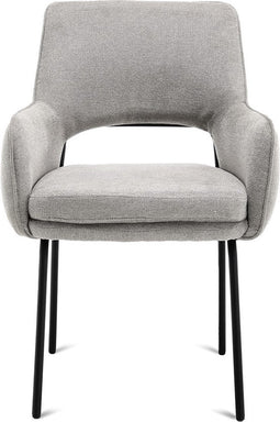 Eetkamerstoel Aiden Cairo Licht Grijs (set van 2)