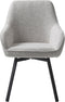 Eetkamerstoel Alma Off White Melange Swivel - Giga Living