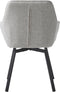 Eetkamerstoel Alma Off White Melange Swivel - Giga Living