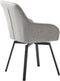 Eetkamerstoel Alma Off White Melange Swivel - Giga Living
