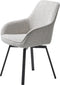 Eetkamerstoel Alma Off White Melange Swivel - Giga Living
