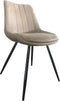 Eetkamerstoel Angy - Taupe (set van 4 stuks)