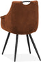 Eetkamerstoel Ayla - Cognac (set van 2 stoelen)