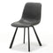Eetkamerstoel Bari | leer Vintage zwart