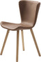 Eetkamerstoel Bruin PU leer - Naturel Eikenhout - Teslin - Giga Living
