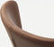 Eetkamerstoel Bruin PU leer - Naturel Eikenhout - Teslin - Giga Living