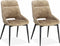 Eetkamerstoel Chili in luxe fluweelstof - Sand (set van 2 stoelen)