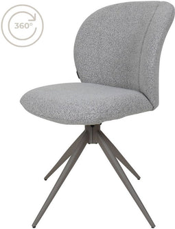 Eetkamerstoel Cosmo - Bouclé - Champagne