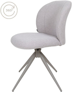 Eetkamerstoel Cosmo - Bouclé - Naturel