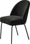 Eetkamerstoel Creston Almost Zwart Chenille - Giga Living