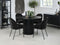 Eetkamerstoel Creston Almost Zwart Chenille - Giga Living