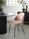 Eetkamerstoel Creston Roze Chenille - Giga Living