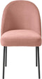 Eetkamerstoel Creston Roze Chenille - Giga Living