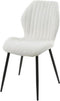 Eetkamerstoel Cyprus bouclé - Wit (set van 4)