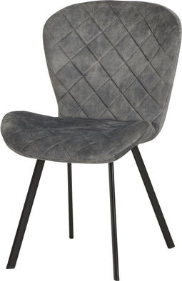 Eetkamerstoel Dex - Velvet - Steel