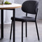Eetkamerstoel Donkergrijs Stof - 48x53x81,2cm - Fowler - Giga Living