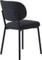 Eetkamerstoel Donkergrijs Stof - 48x53x81,2cm - Fowler - Giga Living