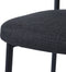 Eetkamerstoel Donkergrijs Stof - 48x53x81,2cm - Fowler - Giga Living