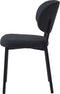 Eetkamerstoel Donkergrijs Stof - 48x53x81,2cm - Fowler - Giga Living