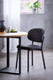 Eetkamerstoel Donkergrijs Stof - 48x53x81,2cm - Fowler - Giga Living