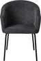 Eetkamerstoel Easton Donkergrijs Fabric - Giga Living