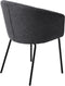 Eetkamerstoel Easton Donkergrijs Fabric - Giga Living