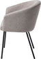 Eetkamerstoel Easton Lichtgrijs Fabric - Giga Living