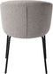 Eetkamerstoel Easton Lichtgrijs Fabric - Giga Living