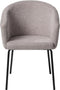 Eetkamerstoel Easton Lichtgrijs Fabric - Giga Living