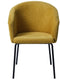 Eetkamerstoel Easton Mosterd Fabric - Giga Living