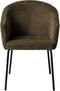 Eetkamerstoel Easton Olive Groen Fabric - Giga Living